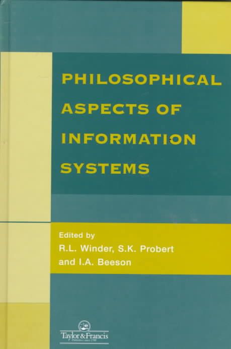 Philosophical Issues In Information Systems By R L Winder (Hardback)
