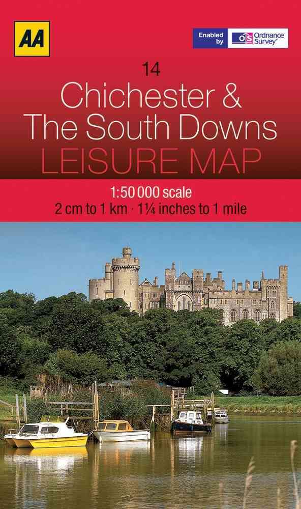 Leisure Map Chichester & South Downs By AA Publishing 9780749572815