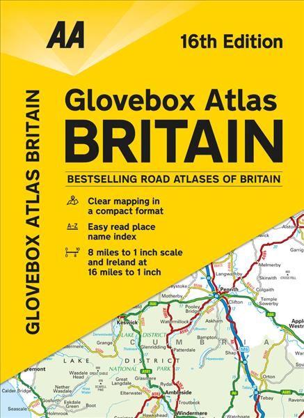 AA Glovebox Atlas Britain By AA Publishing 9780749578800 (Paperback)