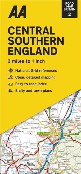 Road Map Britain Central Southern England 2 9780749582814 (Book)