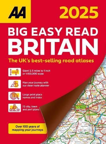 Big Easy Read Britain 2025 By Aa Publishing (CRT) 9780749583927