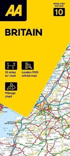 Road Map Britain 10 9780749584153 (Sheet map, folded)