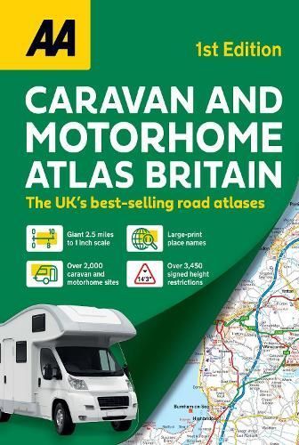 Caravan & Motorhome Atlas By Aa Publishing 9780749584160 (Book)
