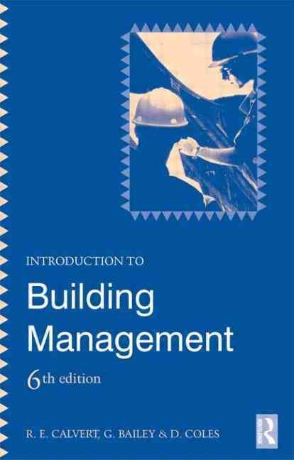 Introduction to Building Management 9780750605106 (Paperback)