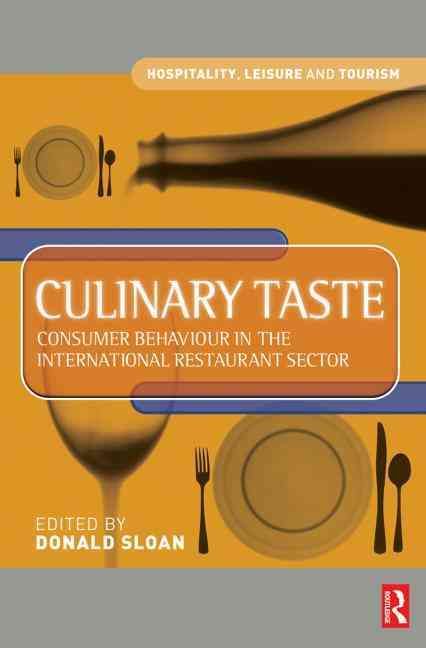 Culinary Taste By Donald Sloan 9780750657679 (Paperback)