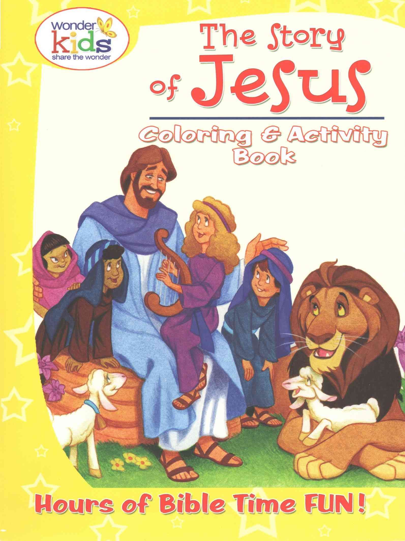 The Story of Jesus Coloring and Activity Book By Wonder Kids