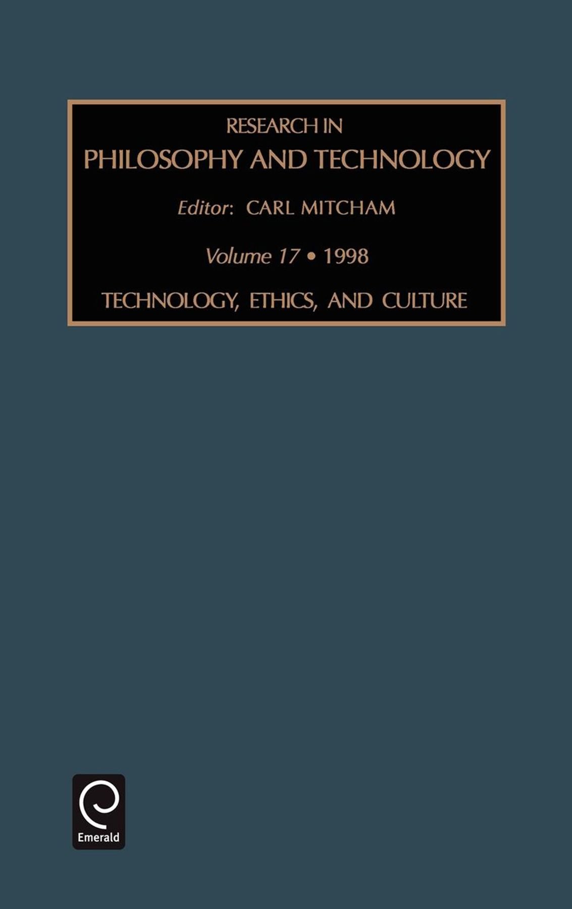 Research in philosophy and technology By Carl Mitcham 9780762304141