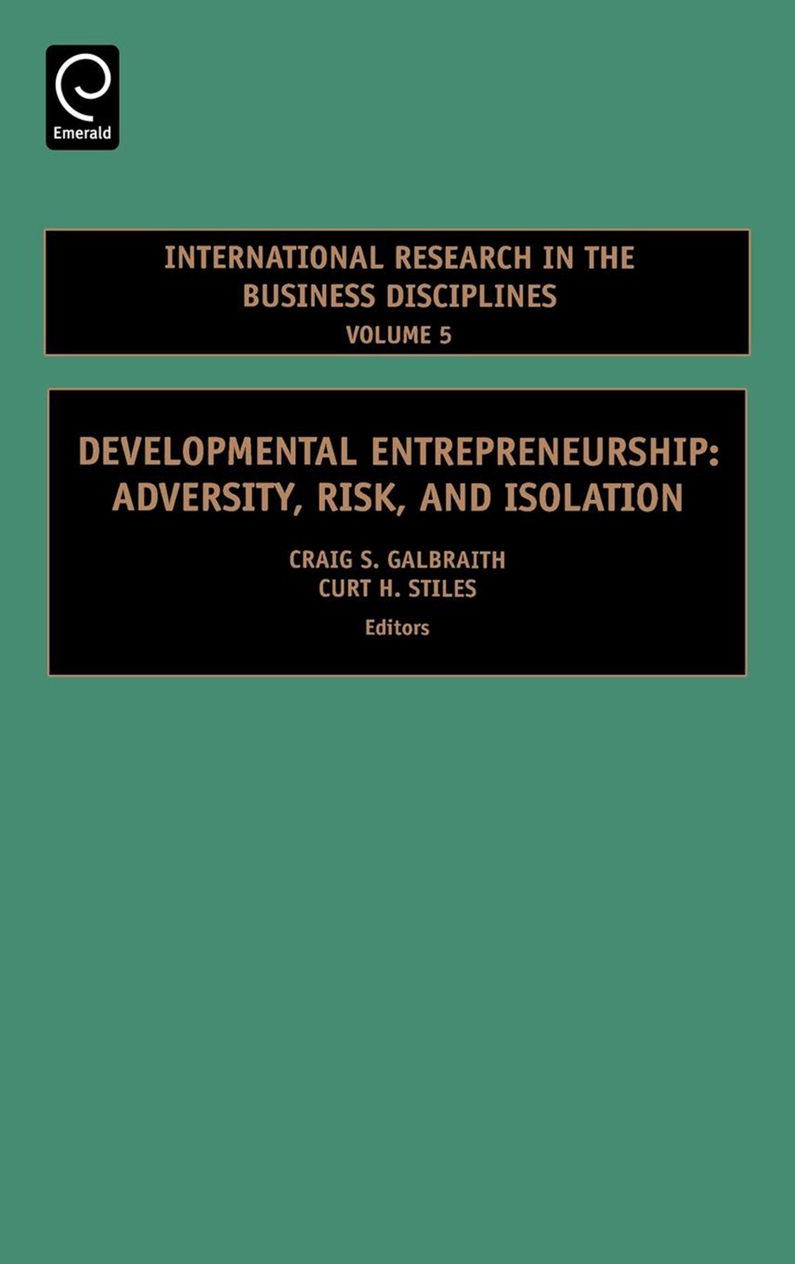 Developmental Entrepreneurship By Curt H. Stiles 9780762313587