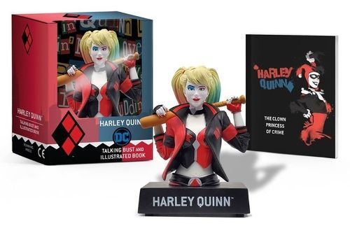 Harley Quinn Talking Figure and Illustrated Book By Steve Korté