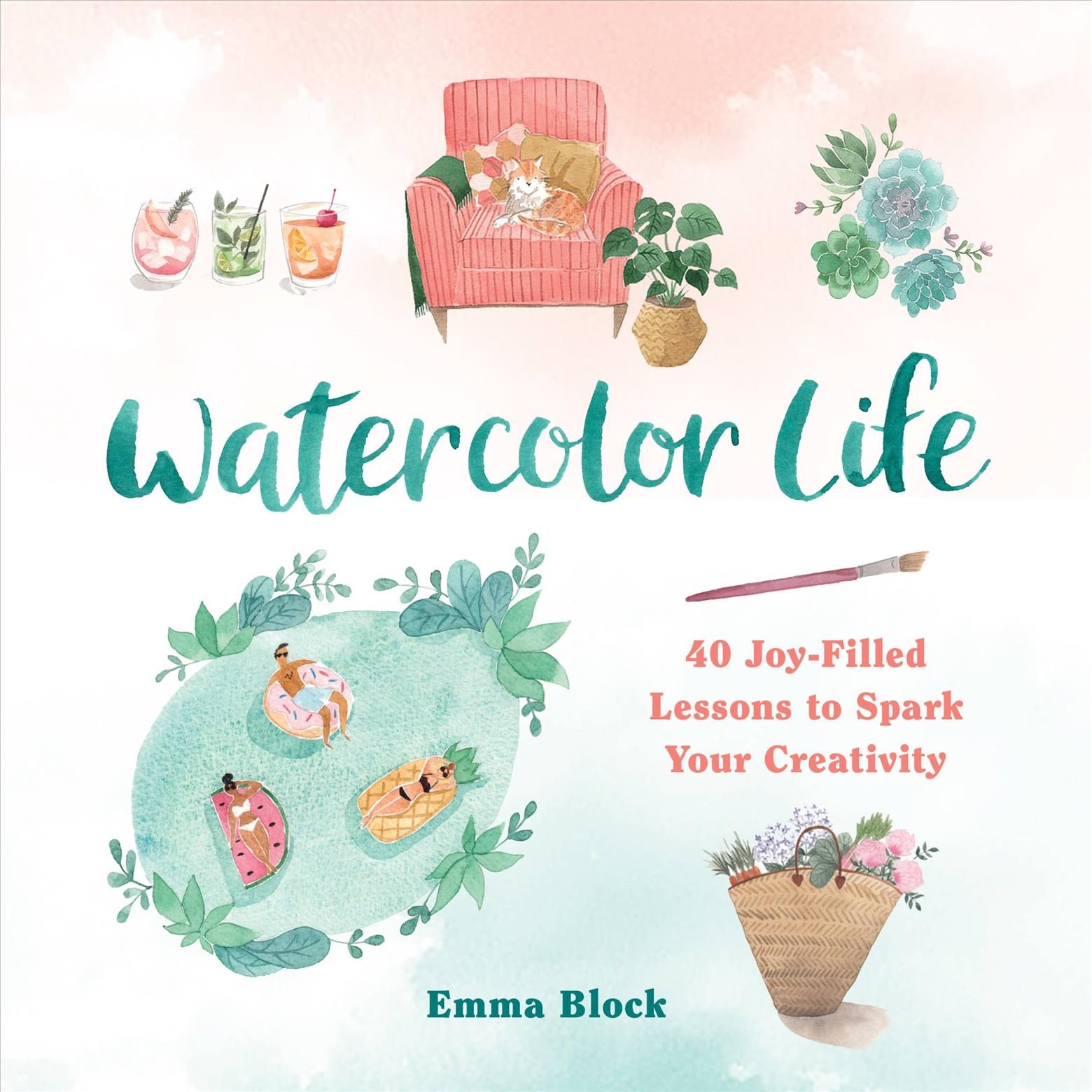 Watercolor Life By Emma Block 9780762475360 (Hardback)