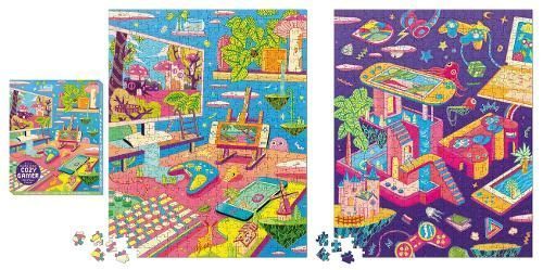 Cozy Gamer 2-In-1 Double-Sided 500-Piece Puzzle By Yixin Zeng (artist)