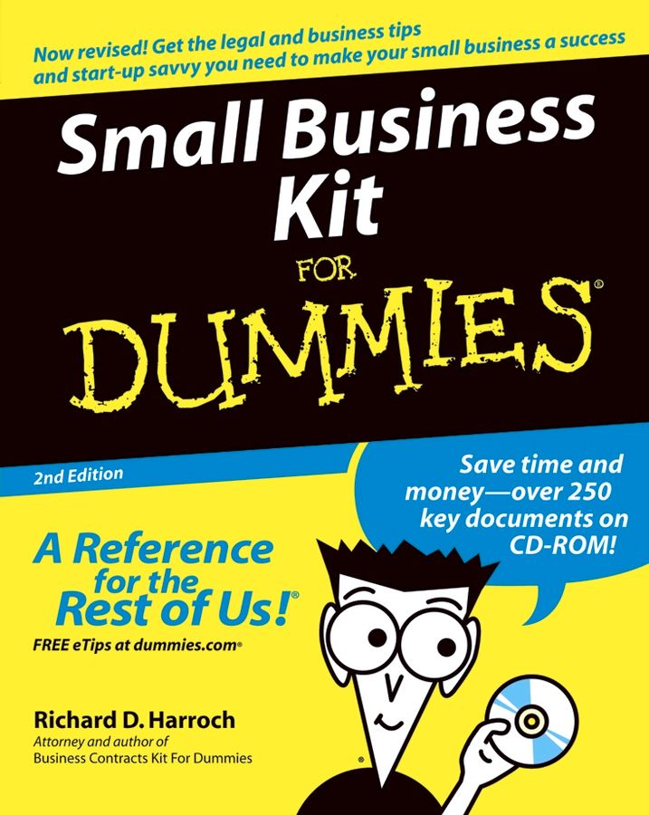 Small Business Kit For Dummies By Richard D. Harroch 9780764559846