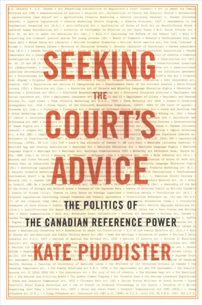 Seeking the Court's Advice By Kate Puddister 9780774861113 (Paperback)