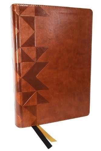 NKJV, The Bible Study Bible, Leathersoft, Brown, Comfort Print