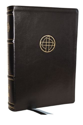 Life in Christ Bible: Discovering, Believing, and Rejoicing in Who God Says You Are (NKJV, Black Leathersoft, Red Letter, Comfort Print)