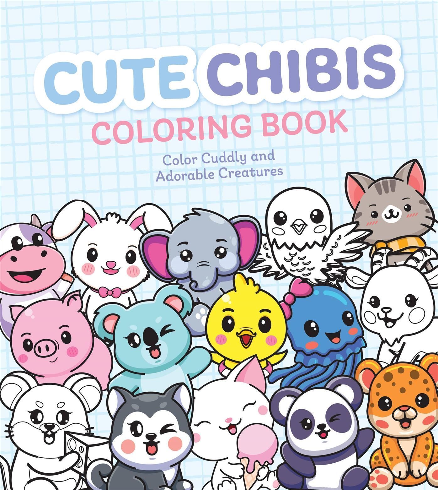Cute Chibis Coloring Book By Editors of Chartwell Books 9780785841913