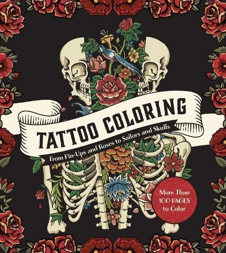 Tattoo Coloring By Editors of Chartwell Books 9780785843313
