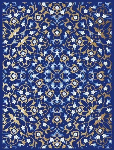 Blue Pattern Journal By Editors of Chartwell Books 9780785843863