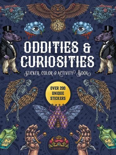 Oddities & Curiosities Sticker, Color & Activity Book 9780785846123