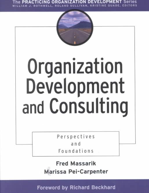 Organization Development and Consulting 9780787946647 (Paperback)