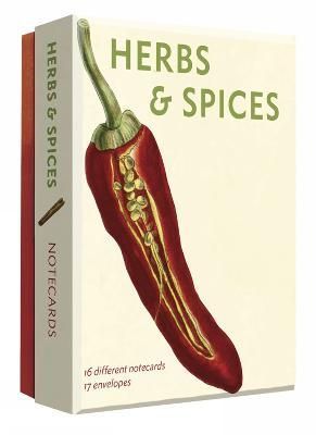 Herbs and Spices Detailed Notecard Set By Editors of Abbeville Press