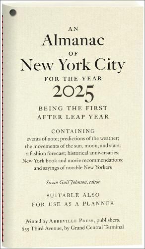 An Almanac of New York City for the Year 2025 9780789254719
