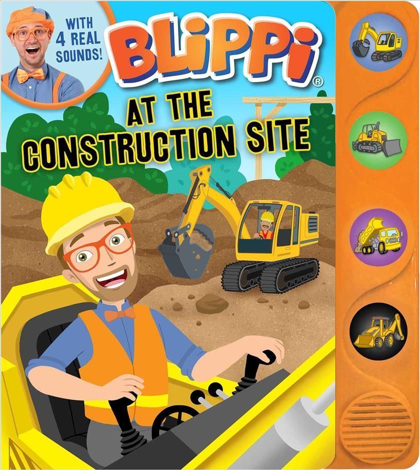 Blippi: At the Construction Site 9780794446154 (Board book)