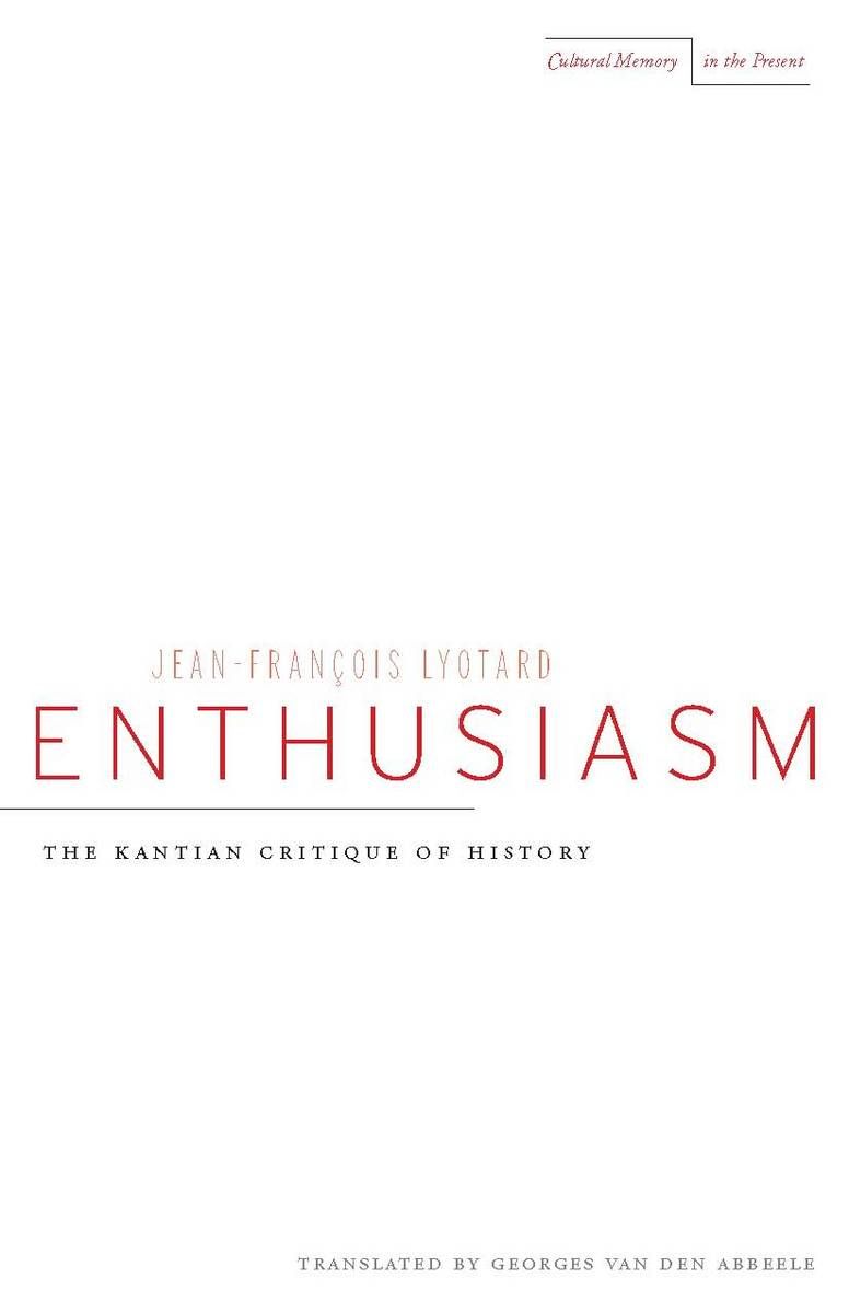 Enthusiasm 9780804738996 (Paperback)