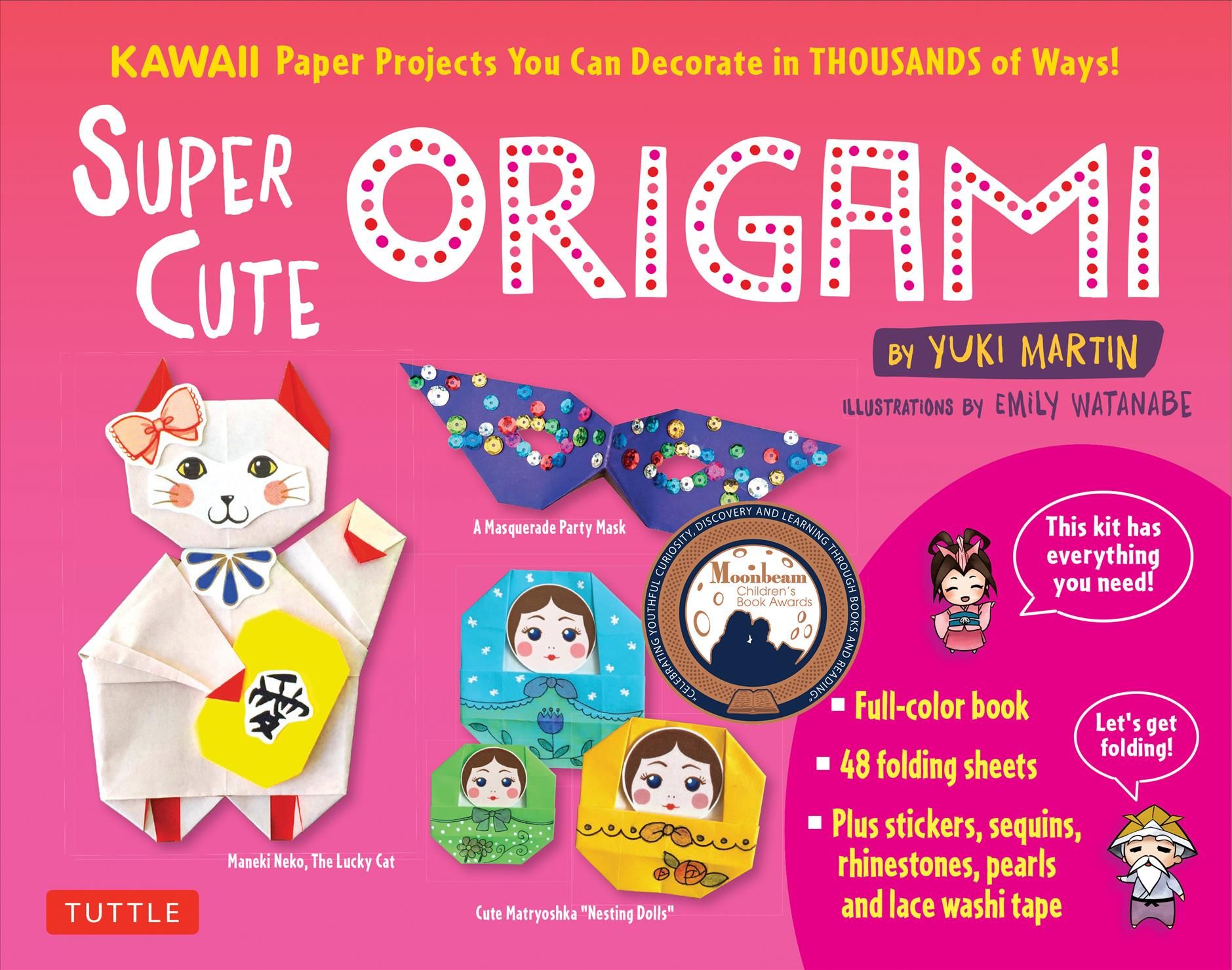 Super Cute Origami Kit By Yuki Martin 9780804850780 (Paperback)