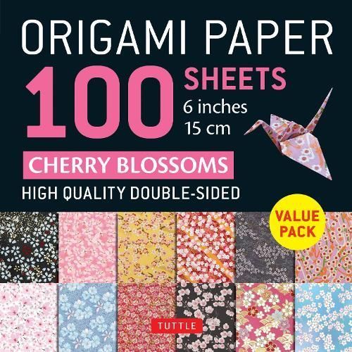 Origami Paper 100 Sheets Cherry Blossoms 6 Inch (15 Cm) 9780804856874