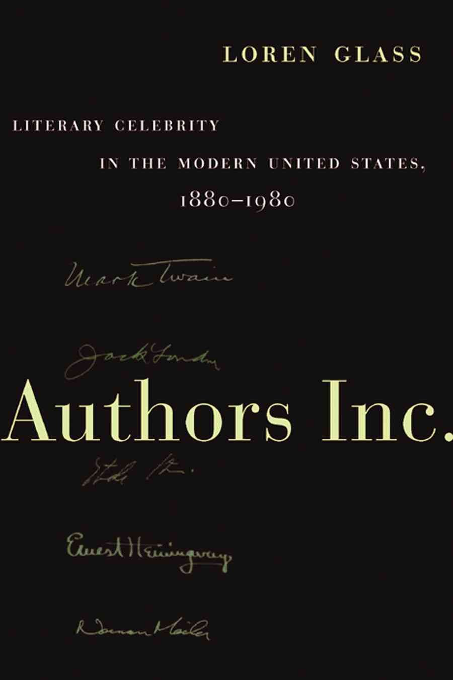 Authors Inc By Loren Daniel Glass 9780814731598 (Hardback)