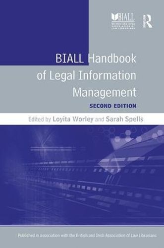 BIALL Handbook of Legal Information Management 9780815346906