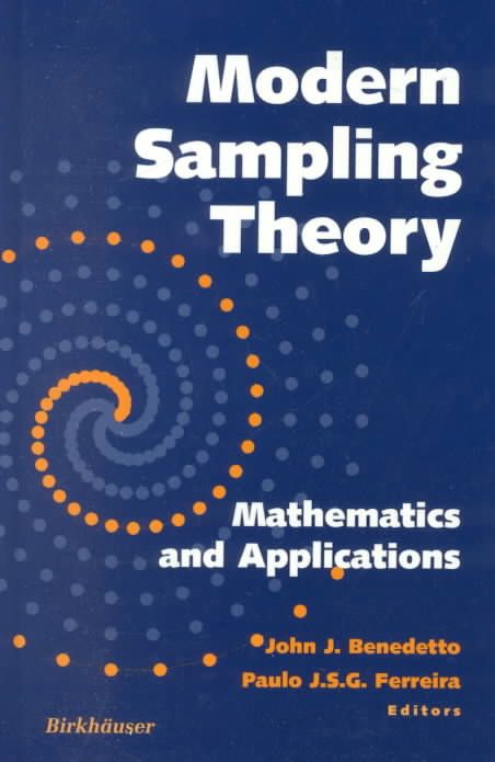 Modern Sampling Theory By John Benedetto, Paulo J. S. G. Ferreira