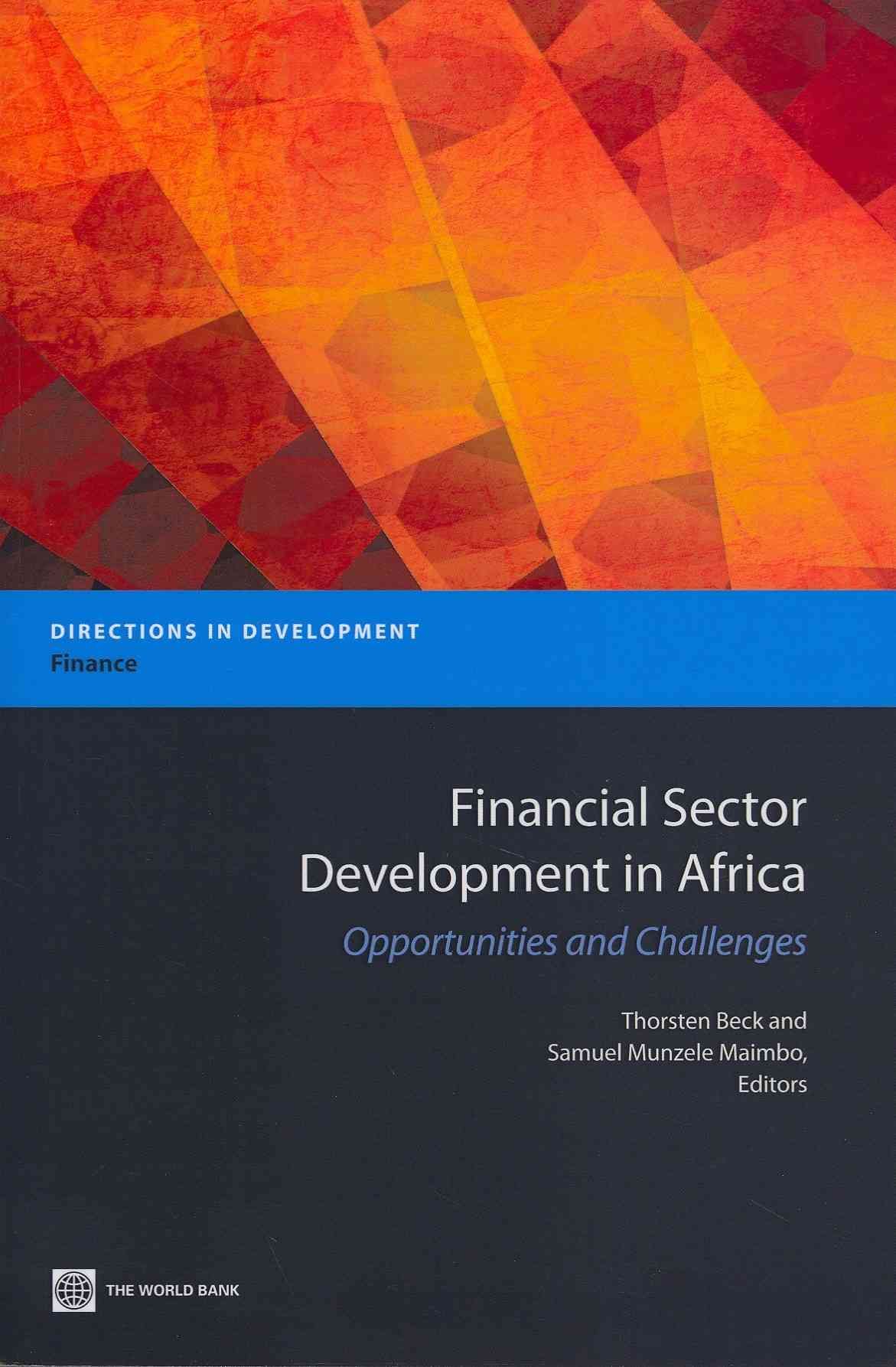 Financial Sector Development in Africa 9780821396285 (Paperback)
