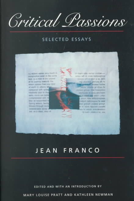 Critical Passions 9780822322481 (Paperback)