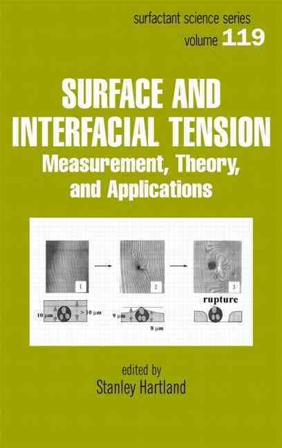 Surface and Interfacial Tension: Measurement, Theory, and Applications