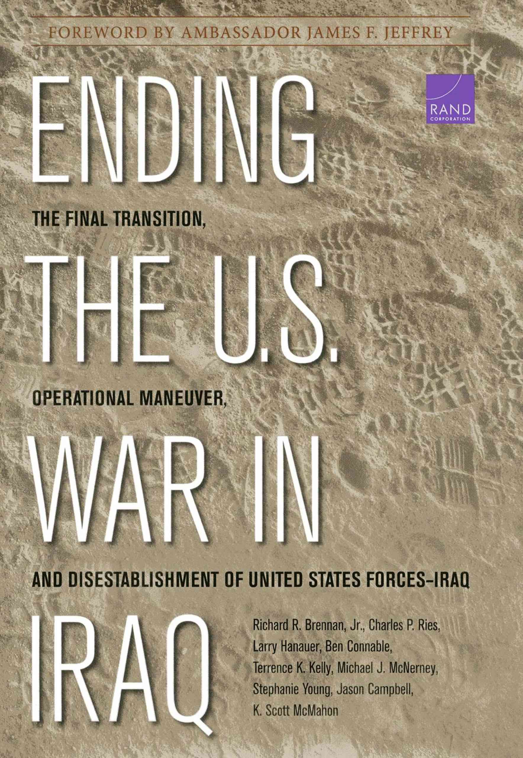 Ending the U.S. War in Iraq By Richard Brennan 9780833082459
