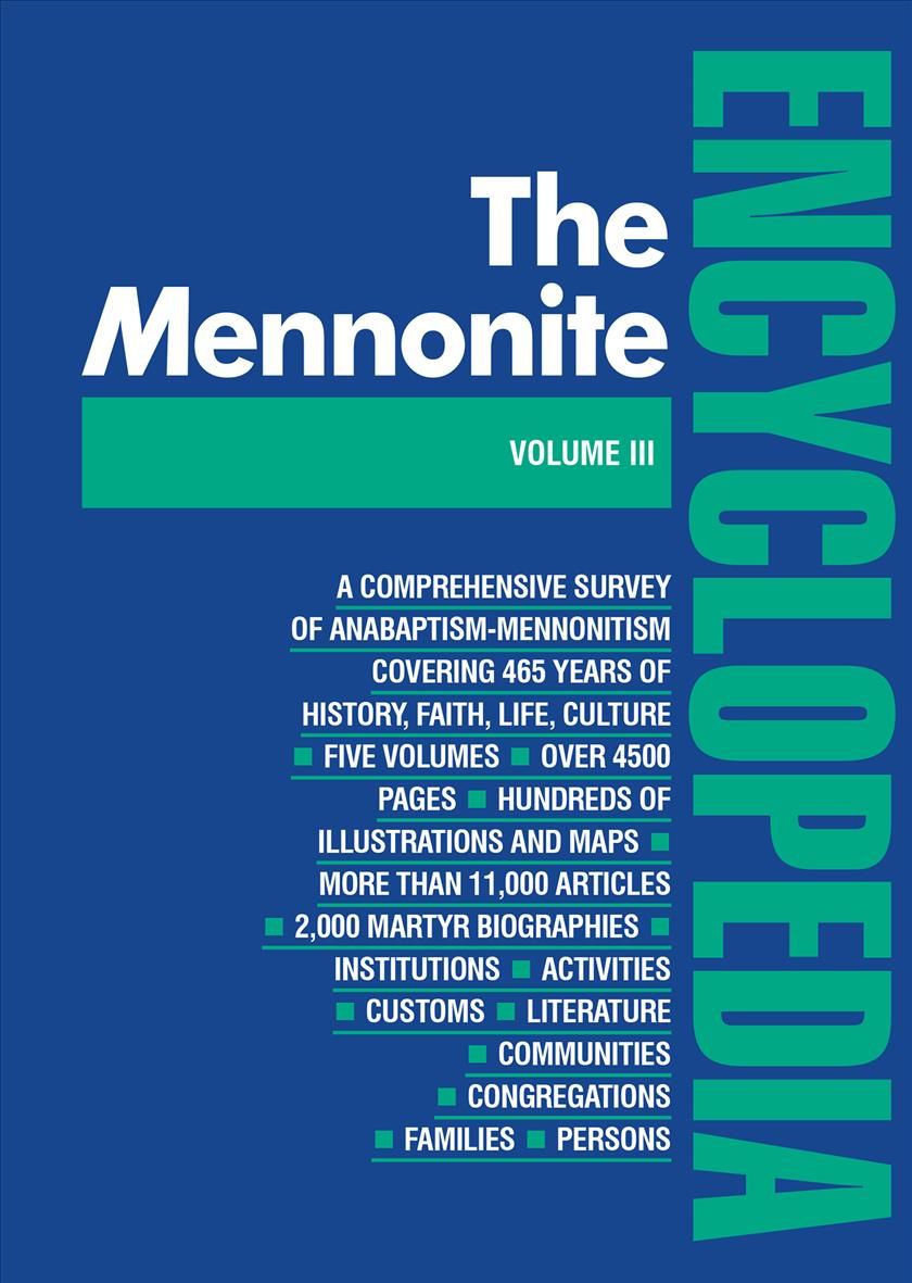 Mennonite Encyclopedia/ Vol 3 By Cornelius Krahn 9780836111200
