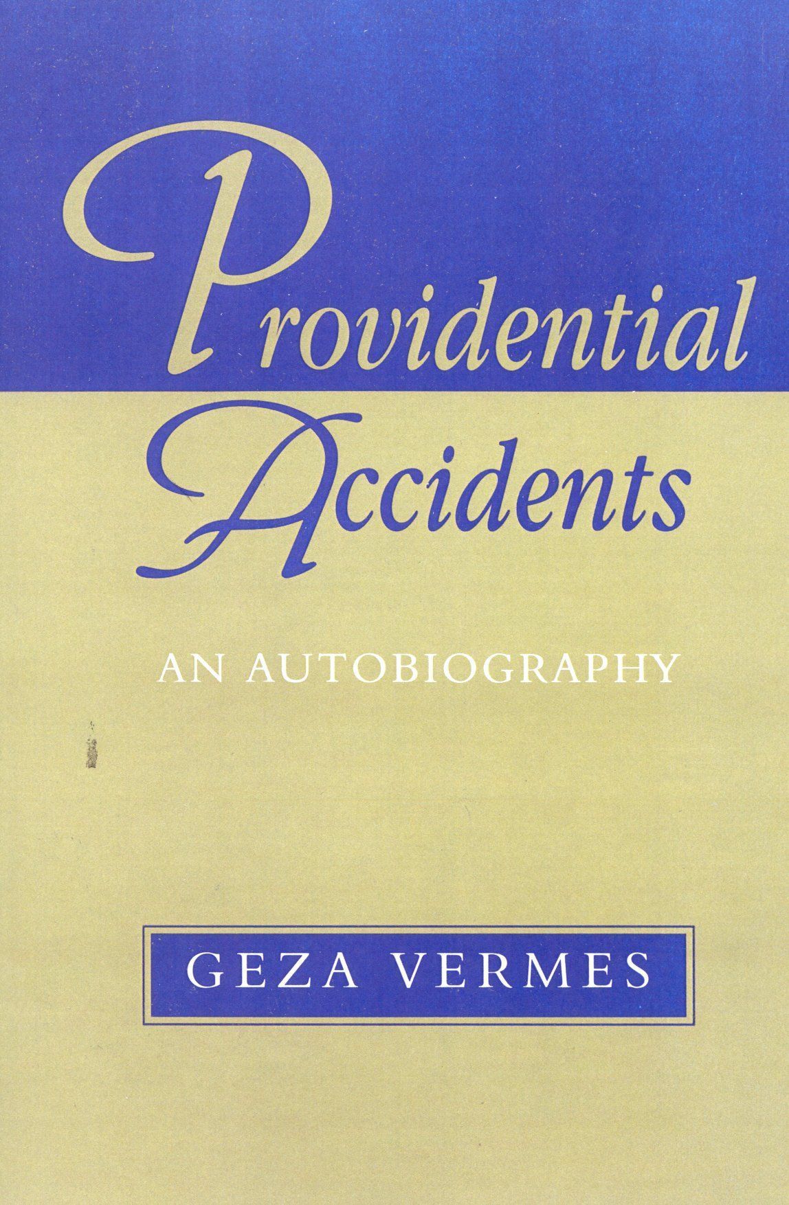 Providential Accidents By Geza Vermes 9780847693405 (Paperback)