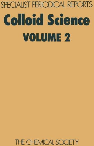 Colloid Science: Volume 2 By Everett, Douglas H 9780851865188