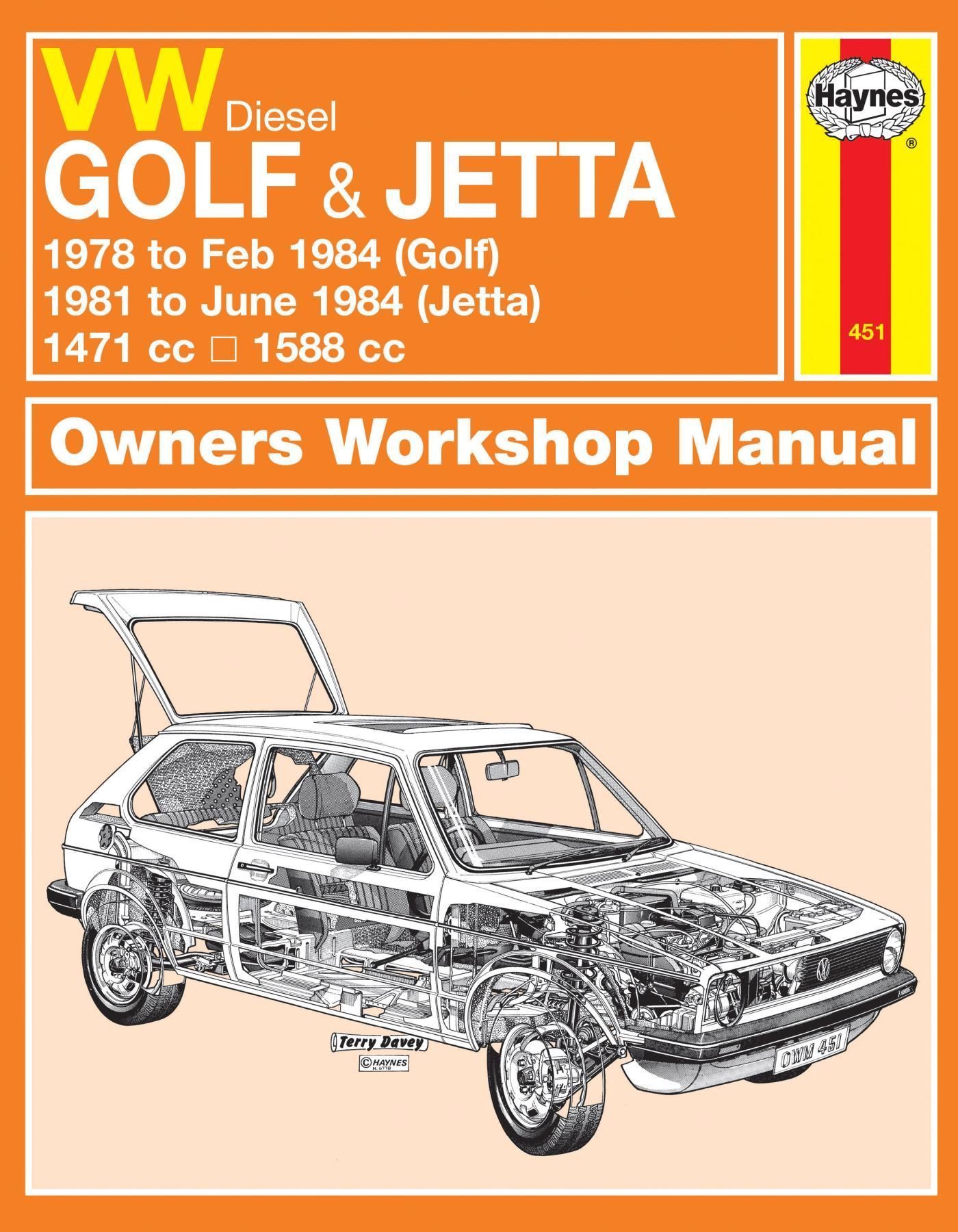 VW Golf & Jetta Mk 1 Diesel (78 - 84) Haynes Repair Manual (Paperback)