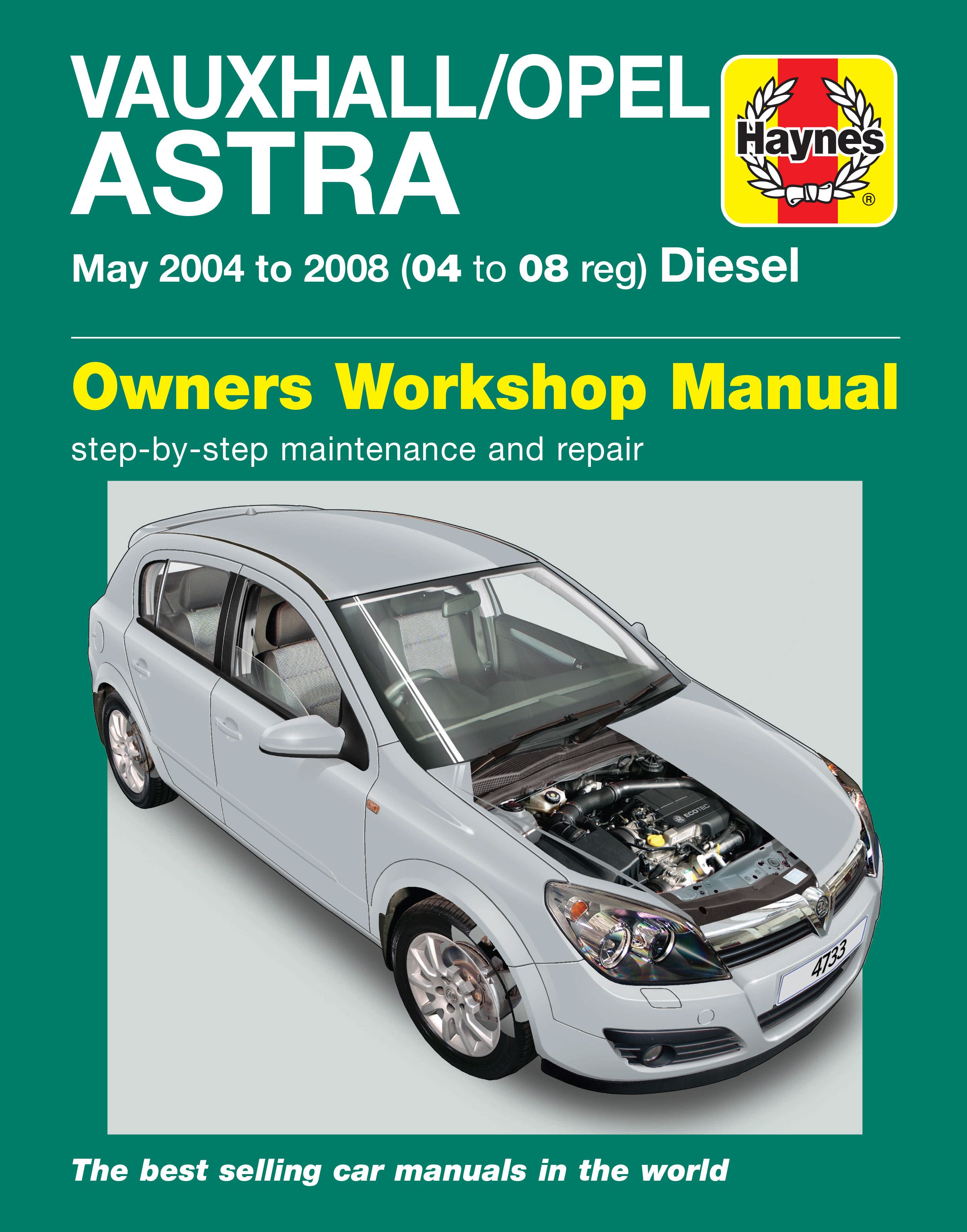 Vauxhall/Opel Astra Petrol (May 04 - 08) Haynes Repair Manual