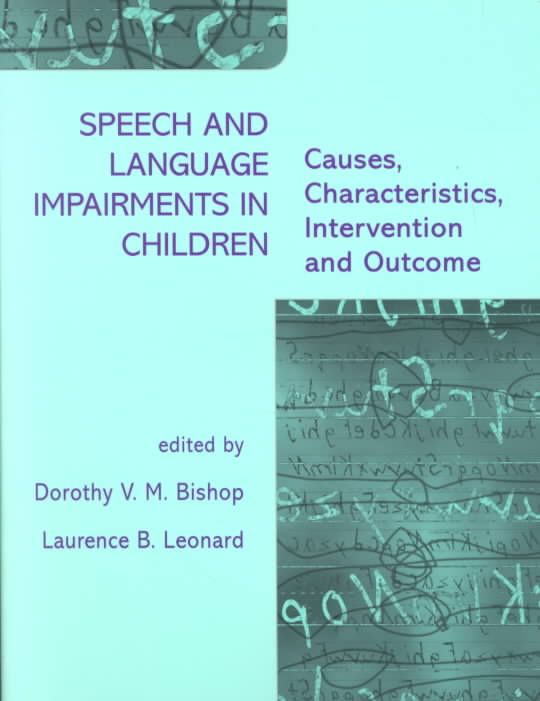Speech and Language Impairments in Children 9780863775697 (Paperback)