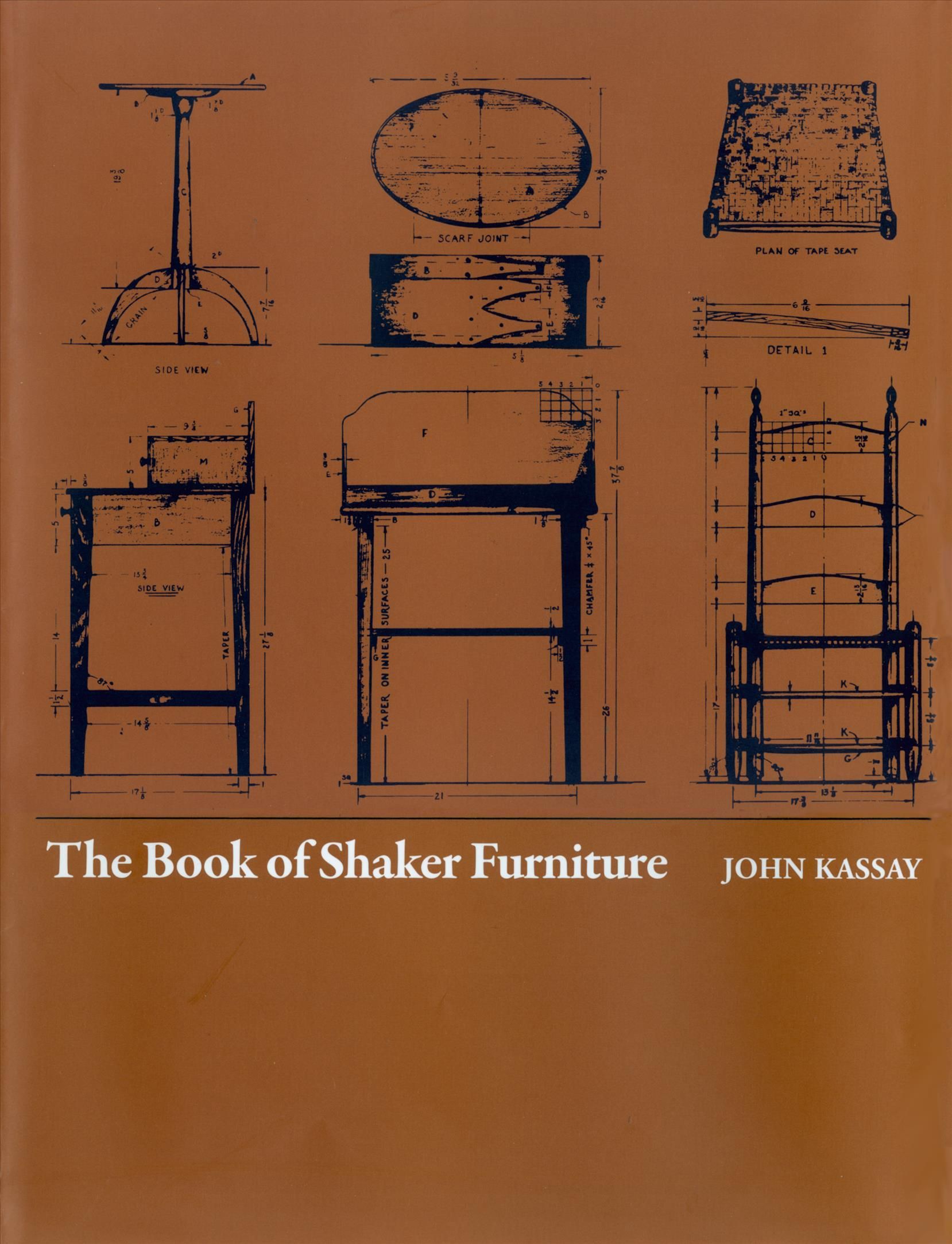 The Book of Shaker Furniture By John Kassay 9780870232756 (Hardback)
