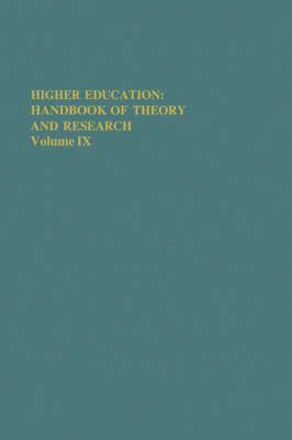 Higher Education: Handbook of Theory and Research 9780875861098