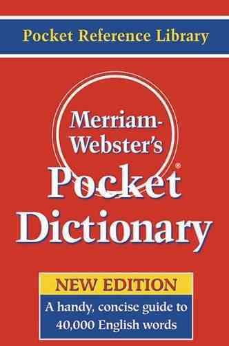 Merriam-Webster's Pocket Dictionary By Not Available (NA) (Paperback)