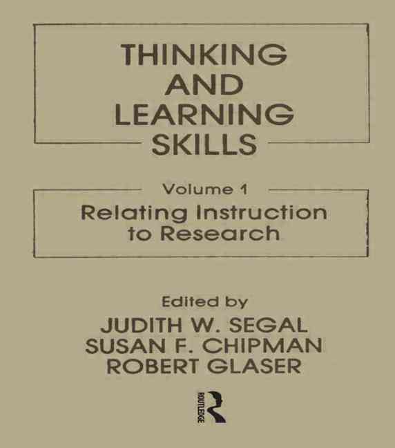 Thinking and Learning Skills 9780898591651 (Hardback)