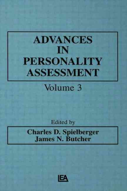Advances in Personality Assessment 9780898593136 (Hardback)