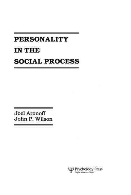 Personality in the Social Process By Aronoff, J. 9780898595260