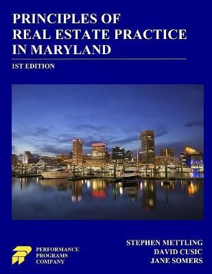 Principles of Real Estate Practice in Maryland 9780915777730